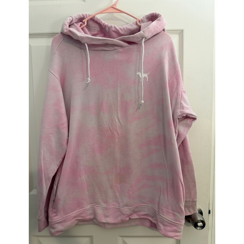 VS PINK Oversized Tie-Dye Hoodie